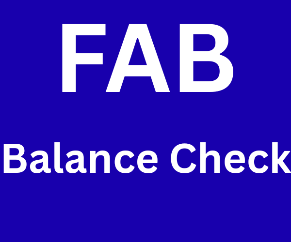 FAB balance check
