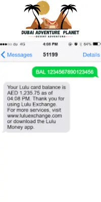 Lulu Balance Check via SMS